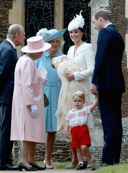 Princess Charlotte is christened